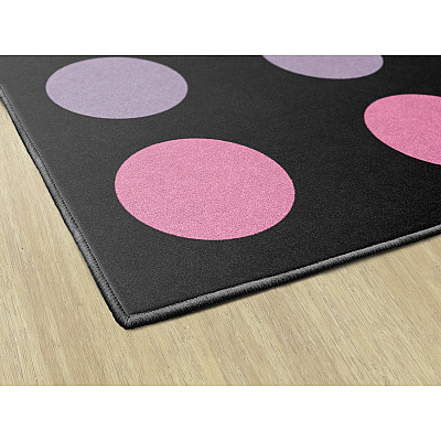 Flagship Carpets Schoolgirl Style Rainbow Dots Rug (CA212844SG)