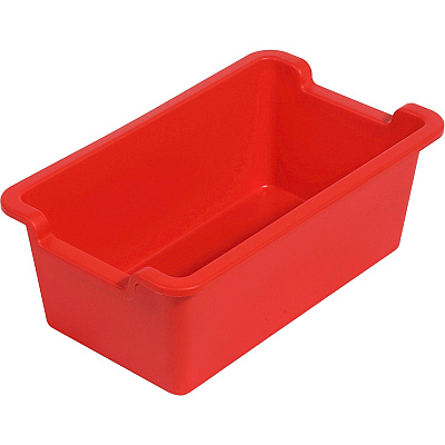 deflecto Antimicrobial Rectangular Storage Bin (DEF39510RED)