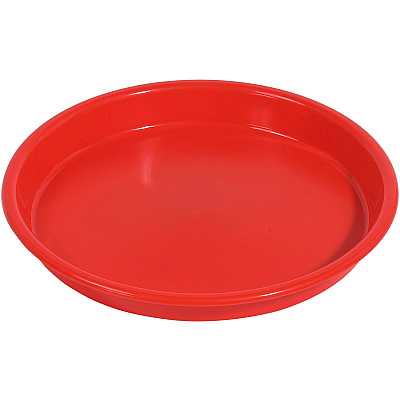 deflecto Kids Antimicrobial Round Craft Tray (DEF39514RED)