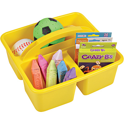 deflecto Antimicrobial Kids Storage Caddy (DEF39505YEL)