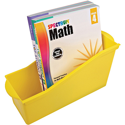 deflecto Antimicrobial Kids Book Bin (DEF39508YEL)