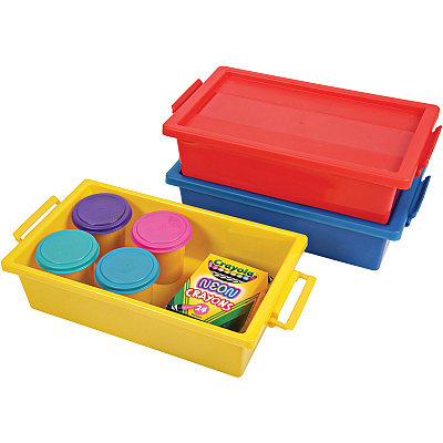 deflecto Little Artist Antimicrobial Storage Tote (DEF39513YEL)