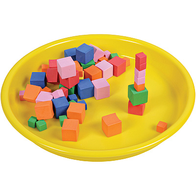 deflecto Kids Antimicrobial Round Craft Tray (DEF39514YEL)