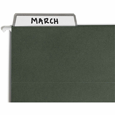 Smead Protab Filing System with 20 Letter Size Hanging File Folders, 24 ProTab 1/3-Cut Tab labels, and 1 eraser (SMD64195)