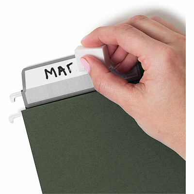 Smead Protab Filing System with 20 Letter Size Hanging File Folders, 24 ProTab 1/3-Cut Tab labels, and 1 eraser (SMD64195)