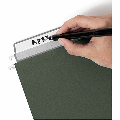 Smead Protab Filing System with 20 Letter Size Hanging File Folders, 24 ProTab 1/3-Cut Tab labels, and 1 eraser (SMD64195)