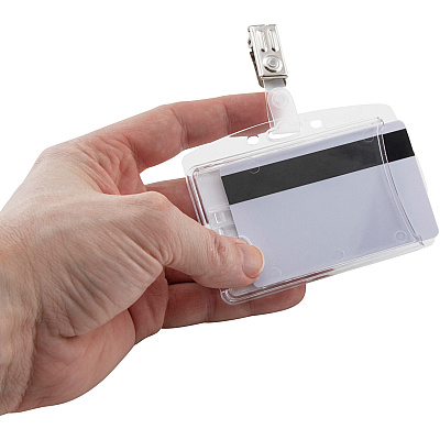 Advantus Plastic ID Card Holders (AVT76130)