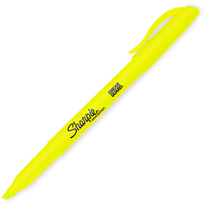 Sharpie Accent Highlighters w/Smear Guard (SAN2157490)