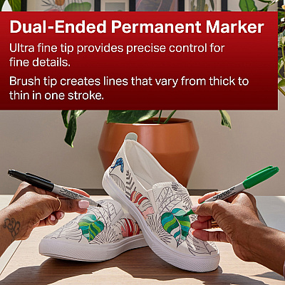 Sanford Brush Twin Permanent Markers (SAN2168237)