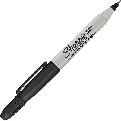 Sharpie Brush Twin Permanent Markers (SAN2152698)