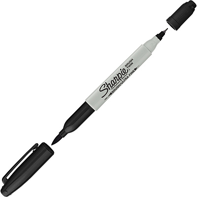 Sharpie Brush Twin Permanent Markers (SAN2152698)