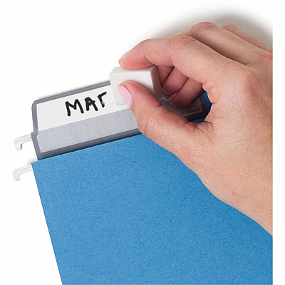 Smead Protab Filing System with 20 Letter Size Hanging File Folders, 24 ProTab 1/3-Cut Tab labels, and 1 eraser (SMD64210)