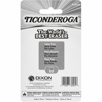 Ticonderoga Pencil Cap Erasers (DIXX38025)