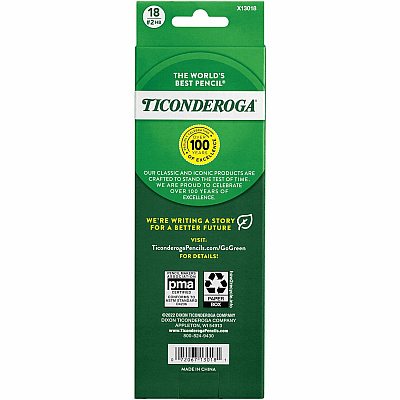 Ticonderoga Neon Pre-Sharpened No. 2 Pencils (DIXX13018)