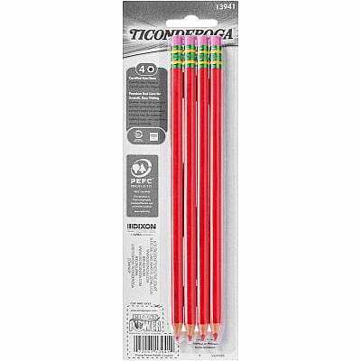 Ticonderoga Erasable Pre-Sharpened Checking Pencils (DIXX13941)