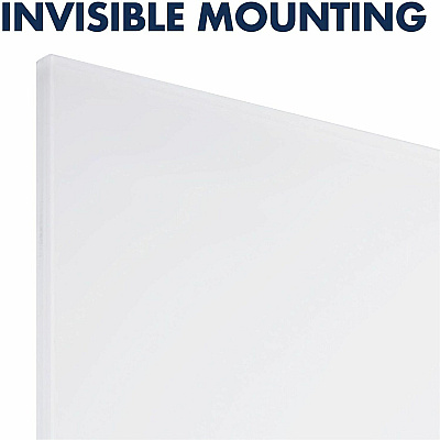 Quartet InvisaMount Vertical Glass Dry-Erase Board - 28x50 (QRTQ012850IMW)