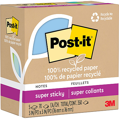 Post-it Super Sticky Adhesive Note (MMM654R5SST)