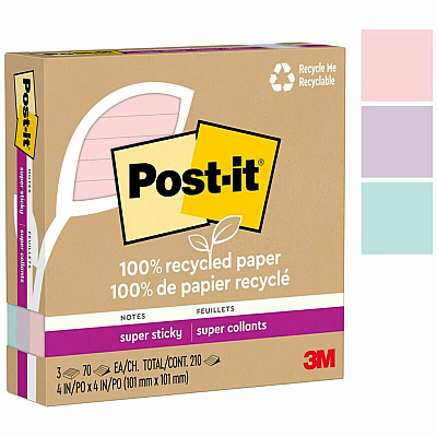 Post-it Super Sticky Adhesive Note (MMM675R3SSNRP)