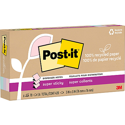 Post-it Super Sticky Adhesive Note (MMMR330R6SSNRP)
