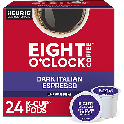 Eight O'Clock K-Cup Dark Italian Espresso Coffee (GMT0631)