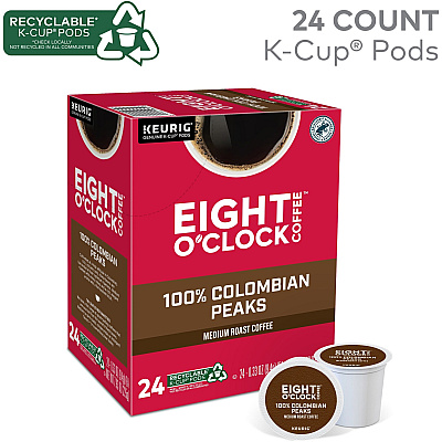 Eight O'Clock K-Cup Colombian Peaks Coffee (GMT0632)