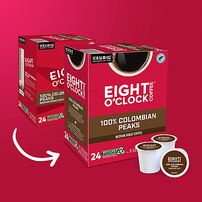 Eight O'Clock K-Cup Colombian Peaks Coffee (GMT0632)
