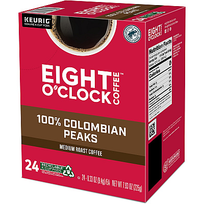 Eight O'Clock K-Cup Colombian Peaks Coffee (GMT0632)