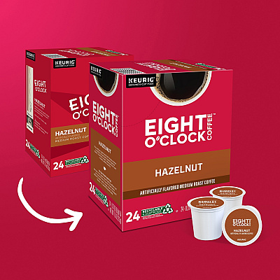 Eight O'Clock K-Cup Hazelnut Coffee (GMT0633)