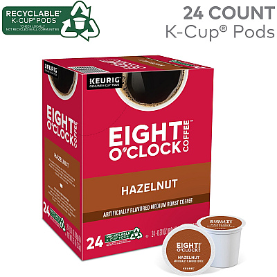 Eight O'Clock K-Cup Hazelnut Coffee (GMT0633)