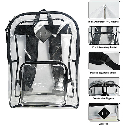Sparco Carrying Case (Backpack) Multipurpose - Clear (SPR61617)