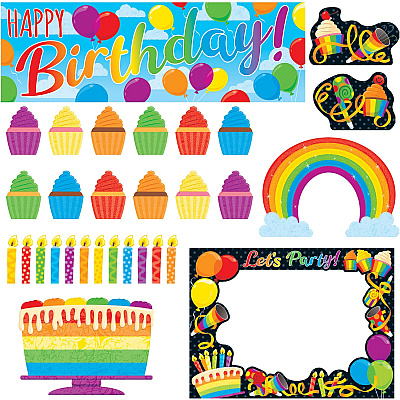 TREND Rainbow Birthday Wipe-Off Learning Set (TEPT19002)