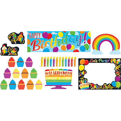 TREND Rainbow Birthday Wipe-Off Learning Set (TEPT19002)