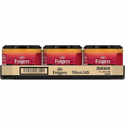 Folgers Ground Black Silk Coffee (FOL30439CT)