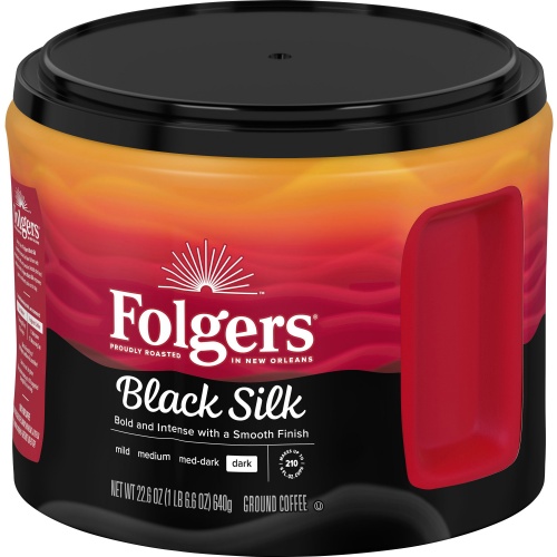 Folgers Ground Black Silk Dark Ground Coffee (30439CT)