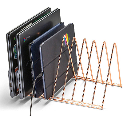 Officemate Triangle Wire Sorter, Rose Gold (OIC93151)