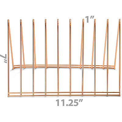 Officemate Triangle Wire Sorter, Rose Gold (OIC93151)