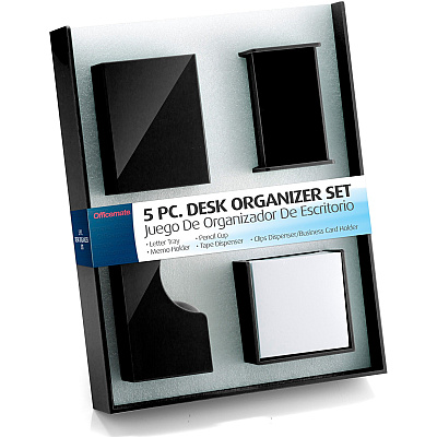 Officemate Desk Organizer Set, 5PC (OIC21546)