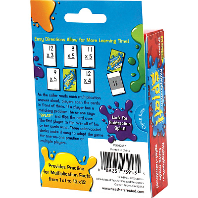 Teacher Created Resources Math Splat Multiplication (TCREP63953)