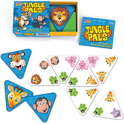 TREND Jungle Pals Three Corner Card Game (TEPT20007)