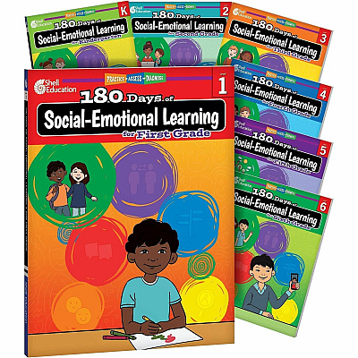 Shell Education 180 Days of Social-Emotional Learning for Fourth Grade Printed Book by Kristin Kemp (126960)