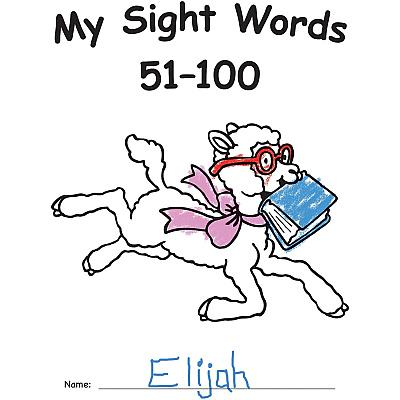 Teacher Created Resources My Own Books Sight Words Pack Printed Book (TCREP62143)