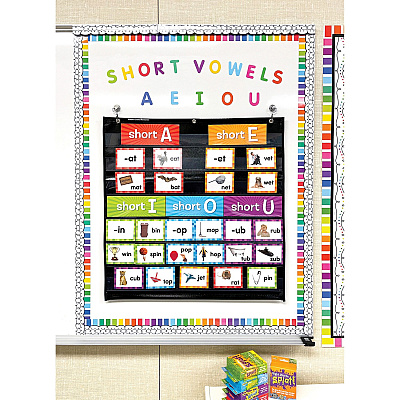 Teacher Created Resources Short Vowels Pocket Chart Cards (TCR20850)