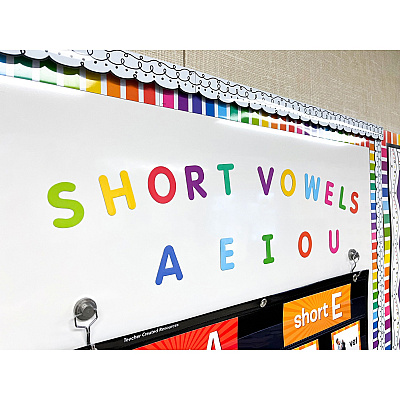Teacher Created Resources Colorful Magnetic Letters (TCR77570)
