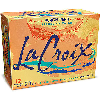 LaCroix Peach-Pear Flavored Sparkling Water (LCX40102)