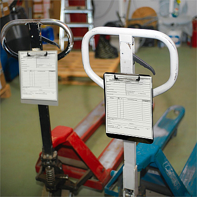 Officemate Magnetic Clipboard, Aluminum (OIC83217)