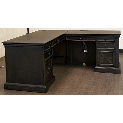 Martin Kingston Desk with Pedestal Box 1 of 2 (IMKN684R)