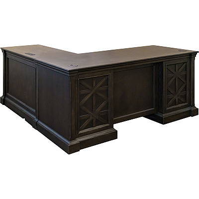 Martin Kingston Desk with Pedestal Box 1 of 2 (IMKN684R)