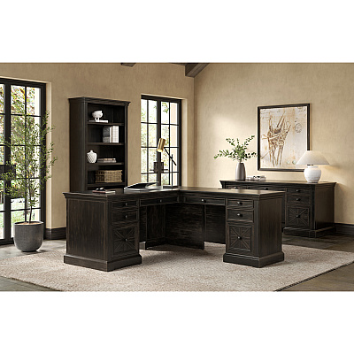 Martin Kingston Desk with Pedestal Box 1 of 2 (IMKN684R)