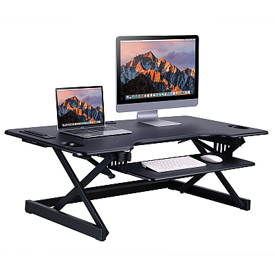Rocelco Sit/Stand Desk Riser (RCLRDADRB46A)