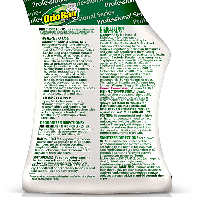 OdoBan Eucalyptus Deodorizer Disinfectant Spray (ODO910062Q12)